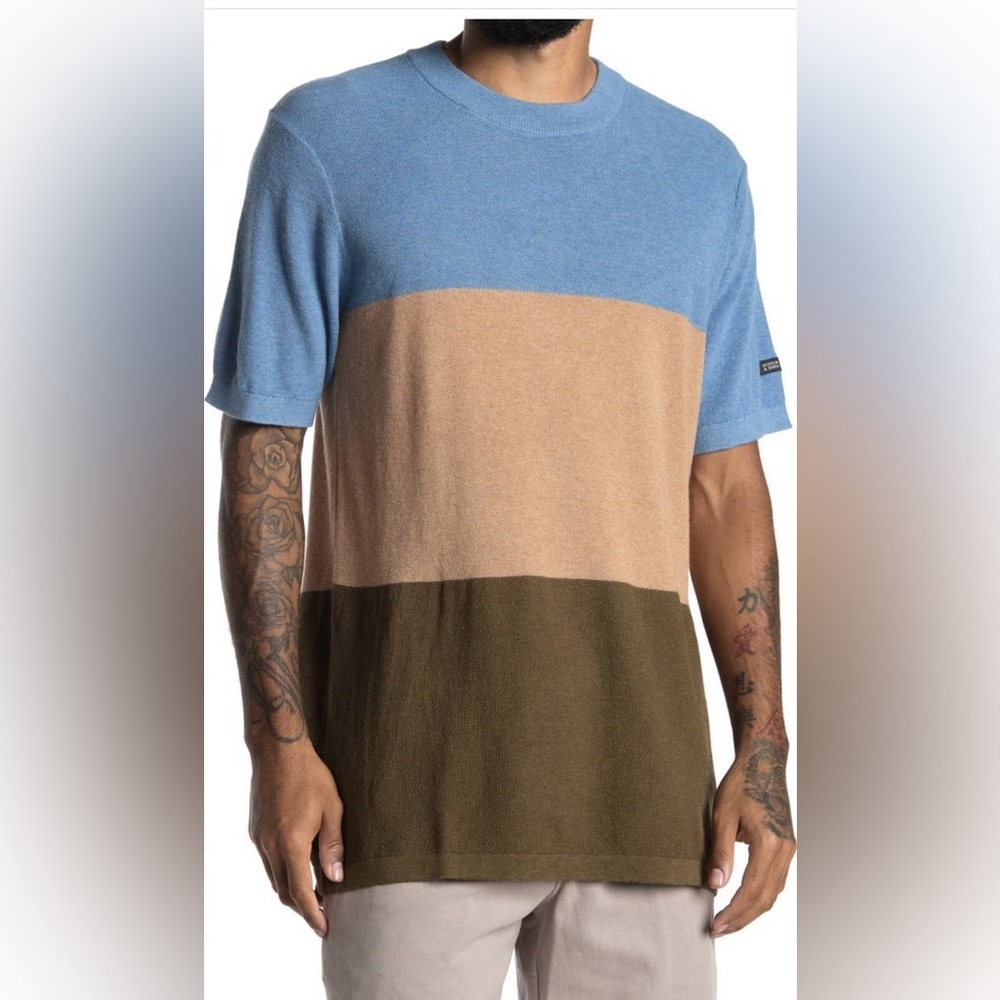 Scotch & Soda Men's Short Sleeve Colorblock Tee